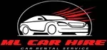 ML car hire Logo